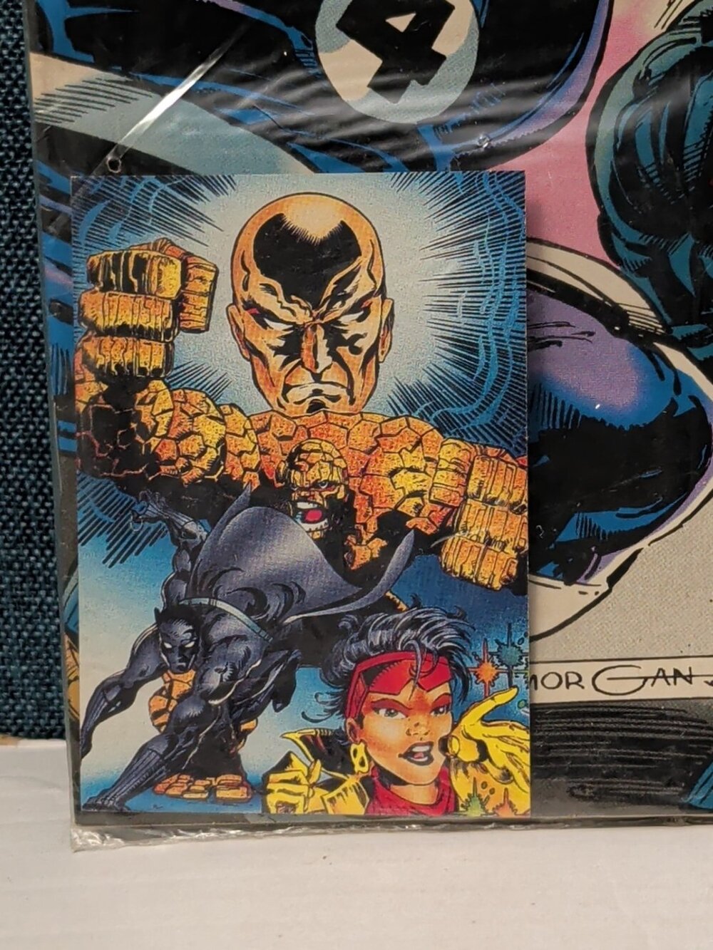 Real Heroes #1 Pizza Hut Marvel 1994 Promo Black Panther The Thing Jubilee Good - Picture 7 of 16